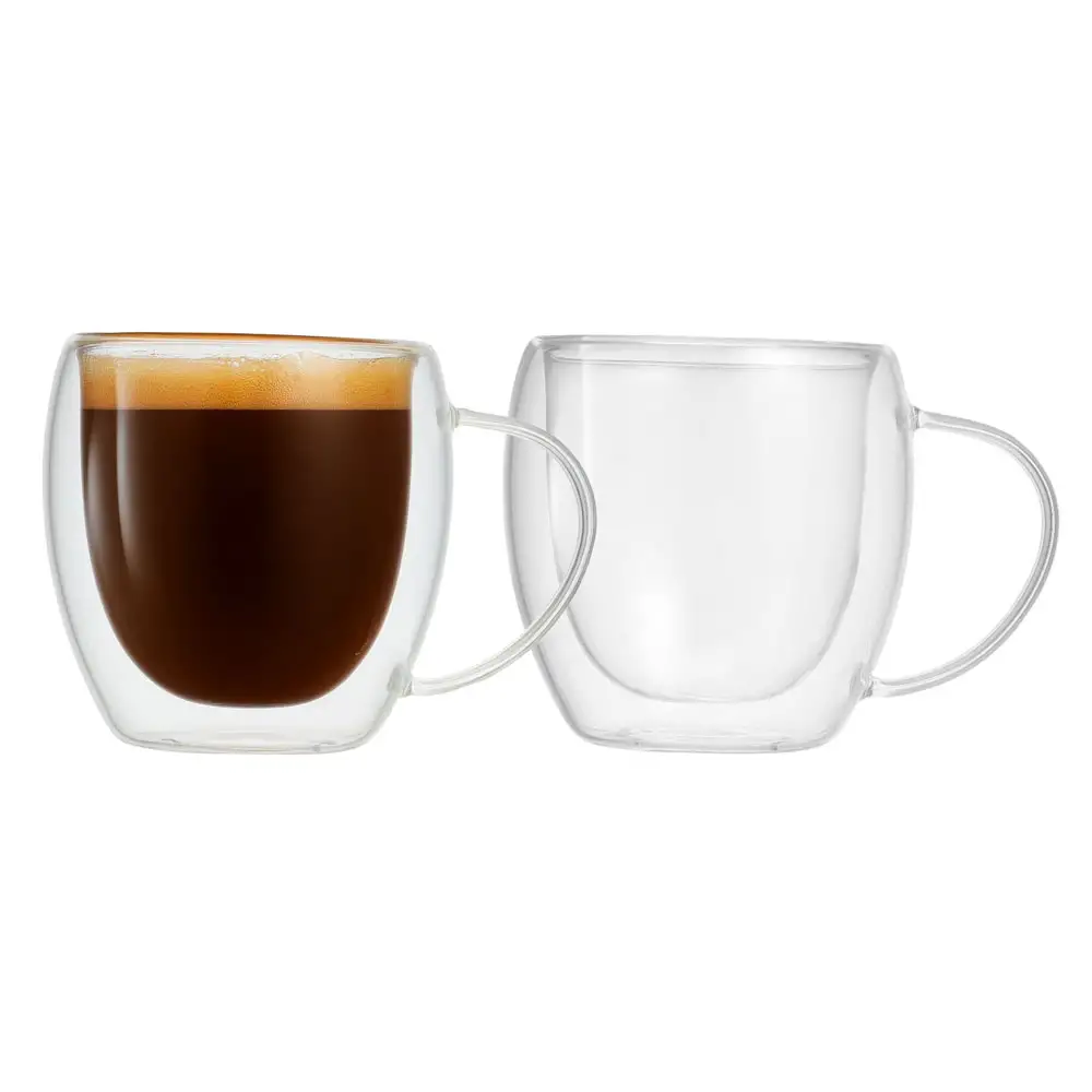 ΣΕΤ 2 ΦΛΙΤΖΑΝΙΑ ΔΙΠΛΟΥ ΤΟΙΧΩΜΑΤΟΣ ΑΠΟ ΒΟΡΙΟΠΥΡΙΤΙΚΟ ΓΥΑΛΙ 150ml  - Ankor 850792