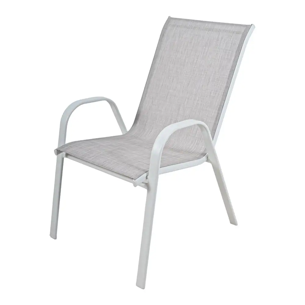 ΚΑΡΕΚΛΑ ΜΕ ΛΕΥΚΟ ΜΑΤ ΜΕΤΑΛΛΙΚΟ ΣΚΕΛΕΤΟ ΚΑΙ TEXTILENE ΥΦΑΣΜΑ 75x55x92εκ.  - Ankor 851225