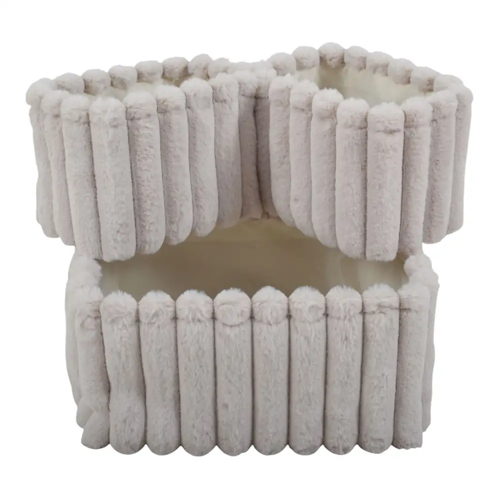 ΣΕΤ 3 ΚΑΛΑΘΙΩΝ ΒΕΛΟΥΔΙΝΑ ΣΕ ΜΠΕΖ ΧΡΩΜΑ  - Ankor 851706