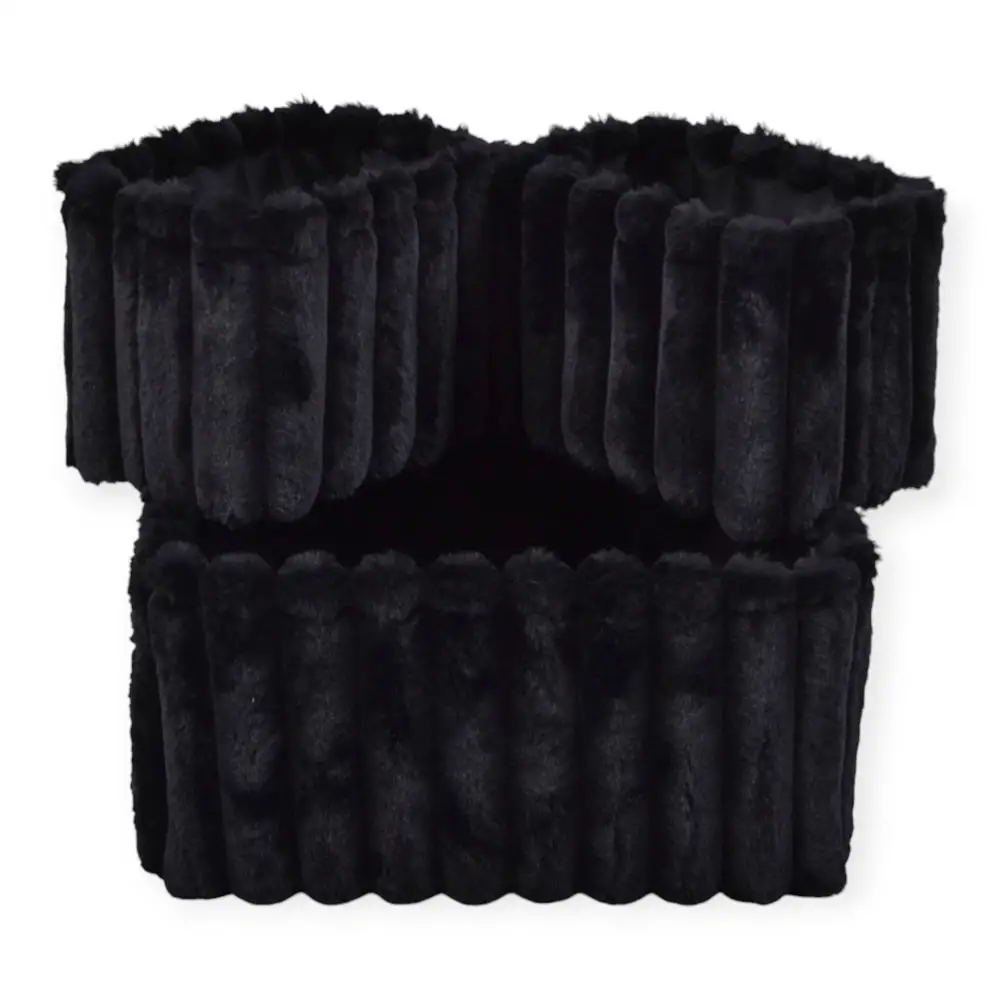 ΣΕΤ 3 ΚΑΛΑΘΙΩΝ ΒΕΛΟΥΔΙΝΑ ΣΕ ΜΑΥΡΟ ΧΡΩΜΑ  - Ankor 851829