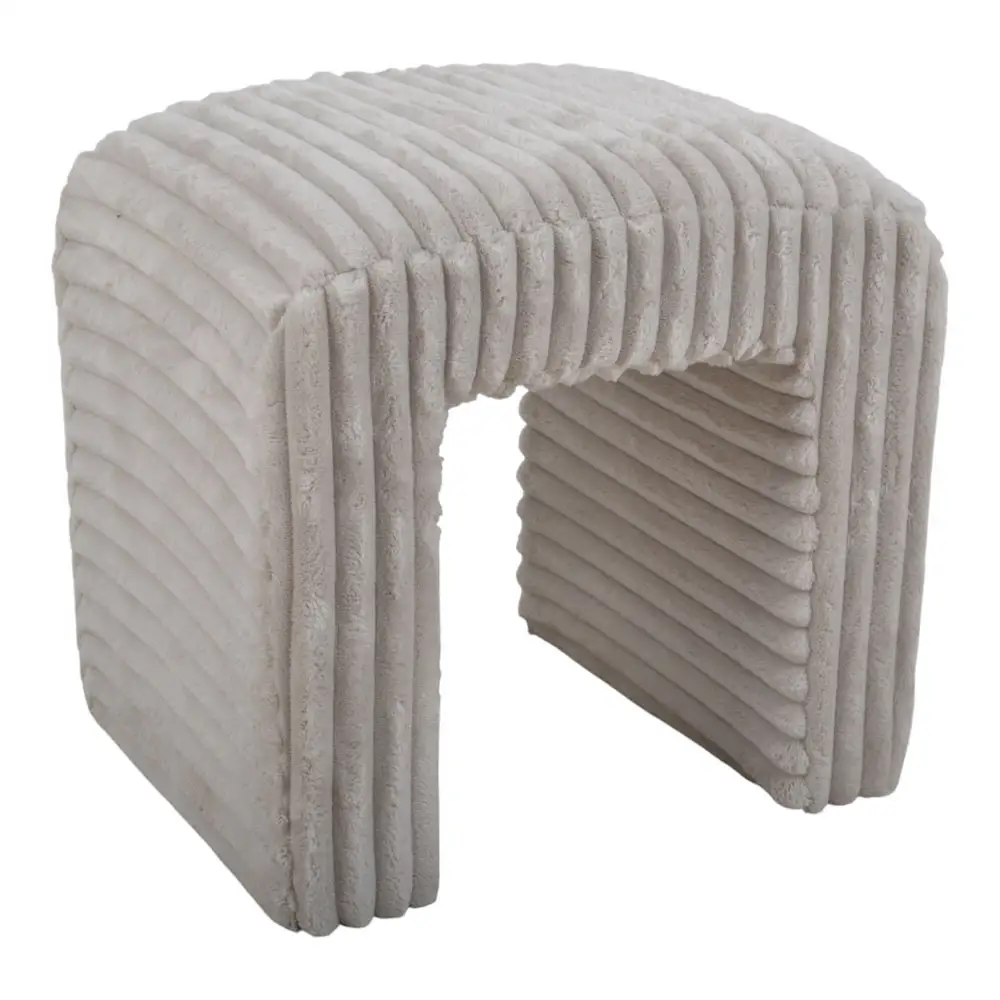 ΣΚΑΜΠΟ ΒΕΛΟΥΔΙΝΟ ΣΕ ΜΠΕΖ ΧΡΩΜΑ 43x35x41εκ.  - Ankor 851843