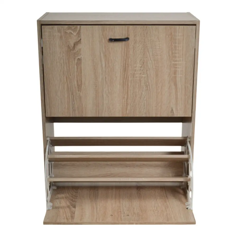 ΠΑΠΟΥΤΣΟΘΗΚΗ ΔΙΠΛΗ ΞΥΛΙΝΗ ΣΕ ΦΥΣΙΚΟ ΧΡΩΜΑ 63x30x80εκ.  - Ankor 852413