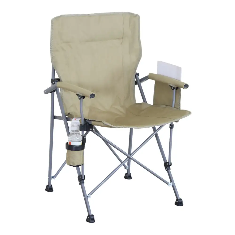 ΚΑΡΕΚΛΑ CAMPING ΠΤΥΣΣΟΜΕΝΗ ΒΑΡΕΩΣ ΤΥΠΟΥ ΣΕ ΜΠΕΖ-ΧΑΚΙ ΧΡΩΜΑ 54x44x91εκ.  - Ankor 852819