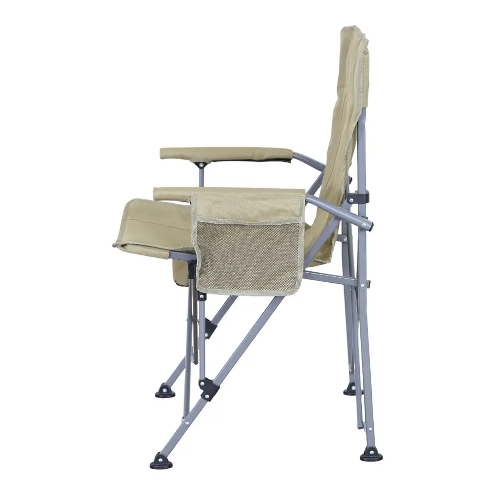 ΚΑΡΕΚΛΑ CAMPING ΠΤΥΣΣΟΜΕΝΗ ΒΑΡΕΩΣ ΤΥΠΟΥ ΣΕ ΜΠΕΖ-ΧΑΚΙ ΧΡΩΜΑ 54x44x91εκ.  - Ankor 852819