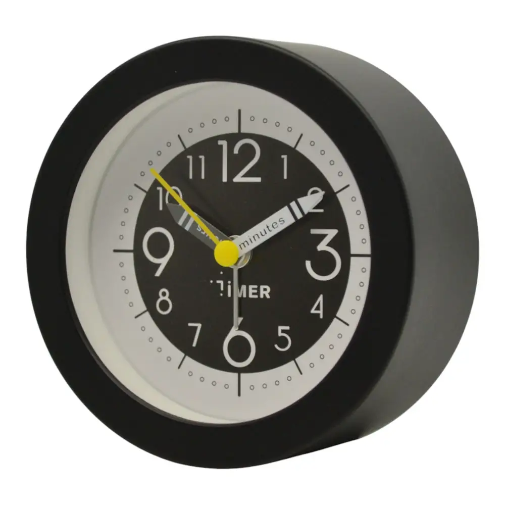 ΞΥΠΝΗΤΗΡΙ ΠΛΑΣΤΙΚΟ ΑΘΟΡΥΒΟ ΣΕ ΜΑΥΡΟ ΜΑΤ ΧΡΩΜΑ 9,7x4,2x9,7εκ.  - Ankor 853199