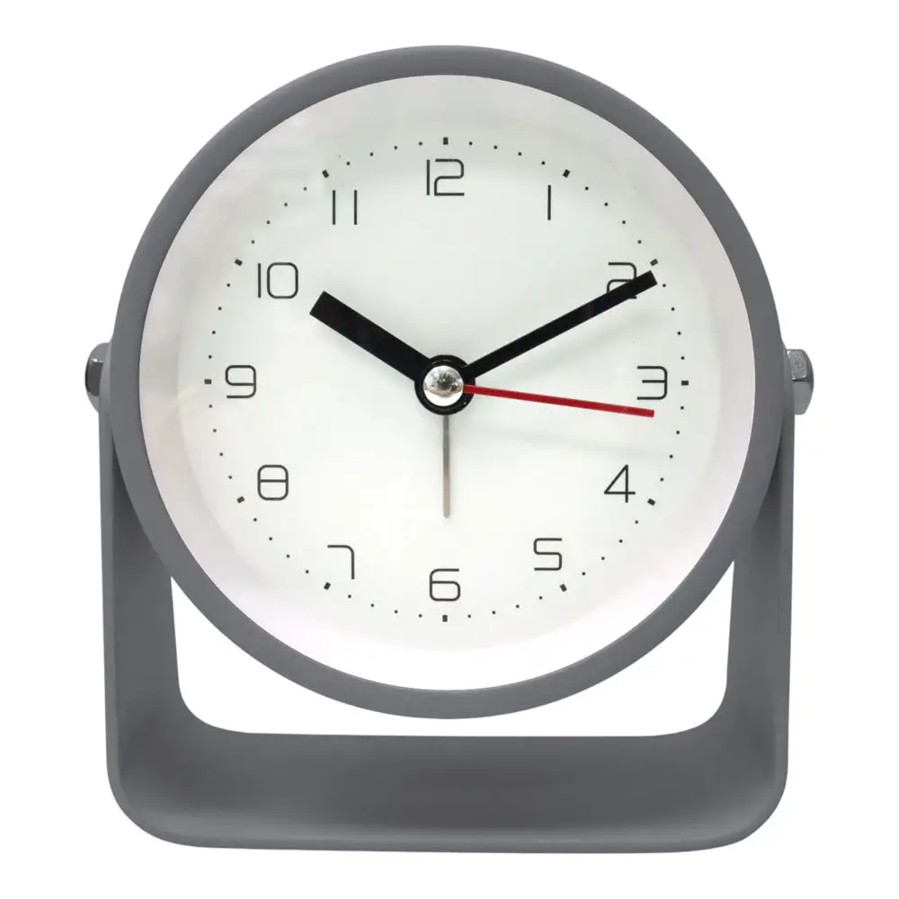 ΞΥΠΝΗΤΗΡΙ ΜΕΤΑΛΛΙΚΟ ΑΘΟΡΥΒΟ ΣΕ ΓΚΡΙ ΜΑΤ ΧΡΩΜΑ 9,8x3,7x10,3εκ.  - Ankor 853229