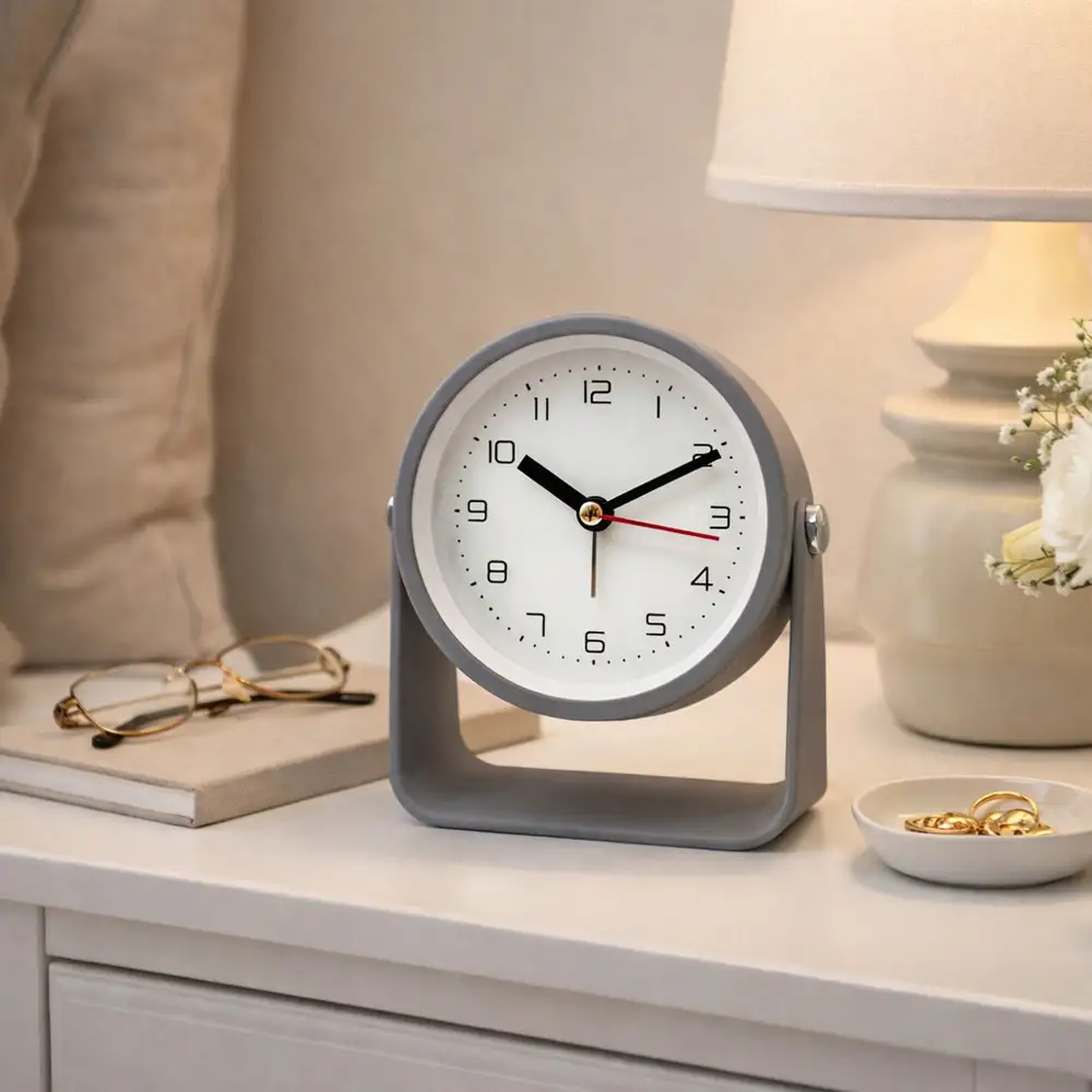 ΞΥΠΝΗΤΗΡΙ ΜΕΤΑΛΛΙΚΟ ΑΘΟΡΥΒΟ ΣΕ ΓΚΡΙ ΜΑΤ ΧΡΩΜΑ 9,8x3,7x10,3εκ.  - Ankor 853229