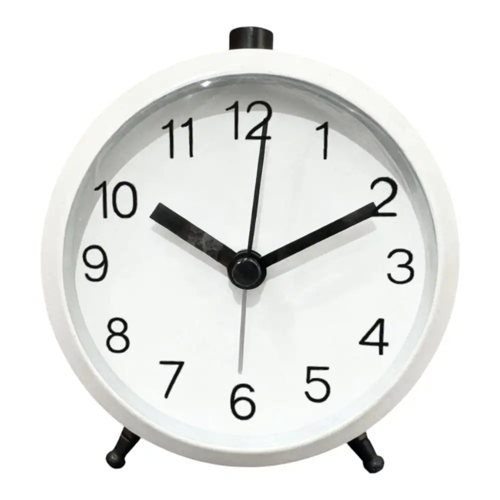 ΞΥΠΝΗΤΗΡΙ ΜΕΤΑΛΛΙΚΟ ΑΘΟΡΥΒΟ ΣΕ ΑΣΠΡΟ ΜΑΤ ΧΡΩΜΑ 9,3x5,7x10,5εκ.  - Ankor 853243