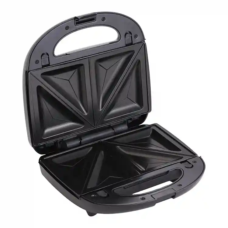 ΤΟΣΤΙΕΡΑ 2 ΣΕ 1 ΜΕ ΑΠΟΣΠΩΜΕΝΕΣ ΠΛΑΚΕΣ GRILL ΚΑΙ SANDWICH INOX ΜΕ ΜΑΥΡΟ ΧΡΩΜΑ 950W  - Ankor 853724