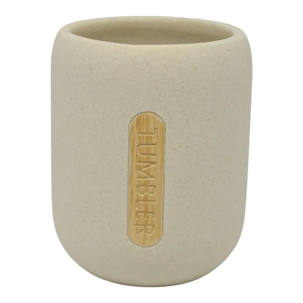 ΠΟΤΗΡΟΘΗΚΗ ΠΟΛΥΕΣΤΕΡΙΚΗ ΜΠΕΖ ΣΑΓΡΕ ΜΕ ΞΥΛΟ 8,1x8,1x10εκ. - Ankor 853960