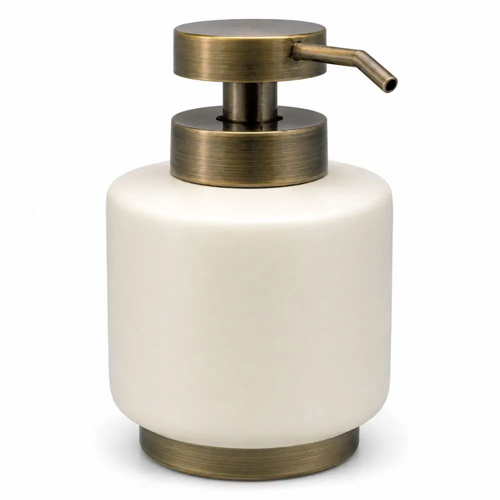 DISPENSER ΠΟΛΥΕΣΤΕΡΙΚΟ ΜΠΕΖ ΜΕ ΧΡΥΣΗ ΑΝΤΙΚΕ ΑΝΤΛΙΑ 9,5x9,5x12,7εκ.  - Ankor 854356