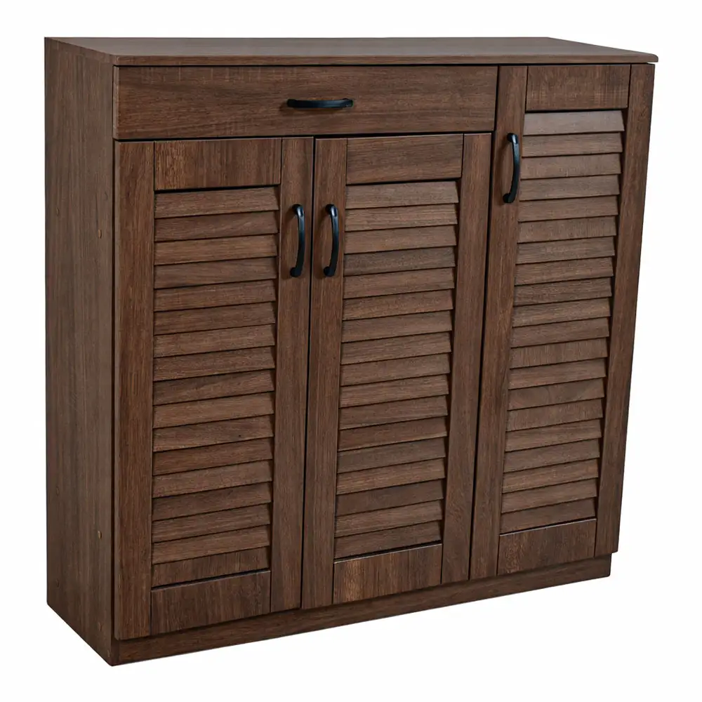 ΠΑΠΟΥΤΣΟΘΗΚΗ ΝΤΟΥΛΑΠΙ ΞΥΛΙΝΟ ΜΕ ΣΥΡΤΑΡΙ ΚΑΙ ΡΥΘΜΙΖΟΜΕΝΑ ΡΑΦΙΑ ΣΕ ΚΑΡΥΔΙ ΧΡΩΜΑ 102x32x98εκ.  - Ankor 855063