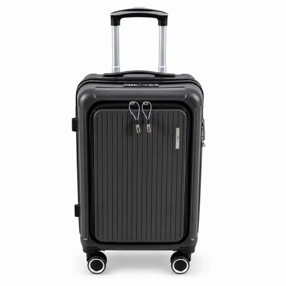 ΒΑΛΙΤΣΑ ΚΑΜΠΙΝΑΣ  PP 34x25x55εκ. ΜΕ 4 ΡΟΔΕΣ ΑΝΘΡΑΚΙ - Ankor 855186