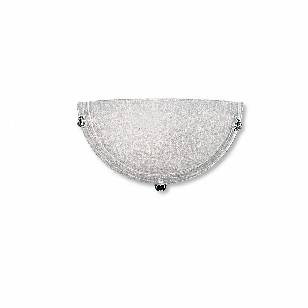 WLC 1751-1/2 WH ΑΠΛΙΚΑ ΛΕΥΚΟ ΓΥΑΛΙ 1XE27