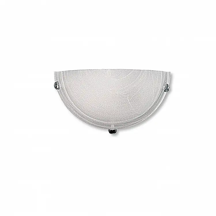 WLC 1751-1/2 WH ΑΠΛΙΚΑ ΛΕΥΚΟ ΓΥΑΛΙ 1XE27