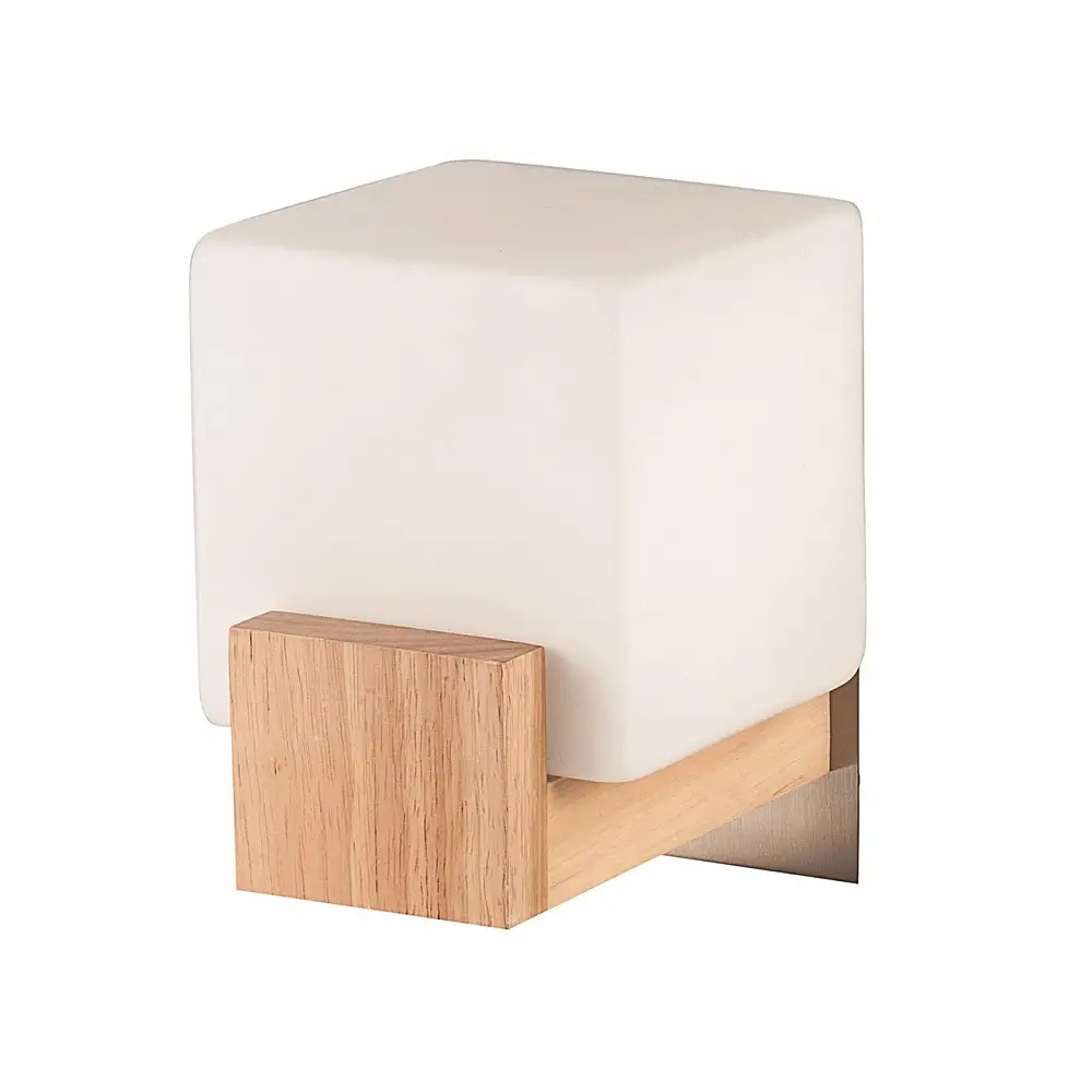 WLC 2471 ΑΠΛΙΚΑ ΚΥΒΟΣ ΞΥΛΟ/ΛΕΥΚΟ ΓΥΑΛΙ 1ΧΕ27