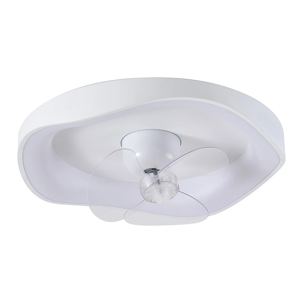 CFC 9509# WH ΑΝΕΜΙΣΤΗΡΑΣ ΛΕΥΚΟΣ ΟΡΟΦΗΣ, ΚΙΝΟΥΜΕΝΗ ΚΕΦΑΛΗ 30W,  LED, 3 COLORS, DIMMER,CONTROL