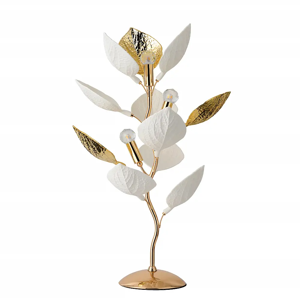 TLC 782-3 GD ΕΠΙΤΡΑΠΕΖΙΑ ΛΑΜΠΑ ΜΕ ΦΥΛΛΑ  Ε14Χ3