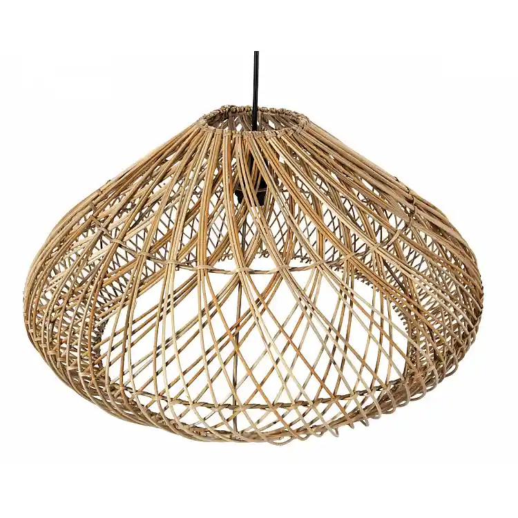 PDV 6852-55 ΚΡΕΜΑΣΤΟ 1/Φ ΑΠΟ ΡΑΤΑΝ ΦΥΣΙΚΟ ΧΡΩΜΑ ΣΧΕΔΙΟ  ΚΙΟΥΠΙ 1ΧΕ27