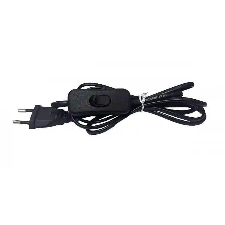 SPC 135 BK ΚΑΛΩΔΙΟ ΜΕ ΔΙΑΚΟΠΤΗ ΠΛΑΣΤΙΚΟ ΠΟΡΤΑΤΙΦ (ΦΙΣ ΠΟΥΑΡ)
