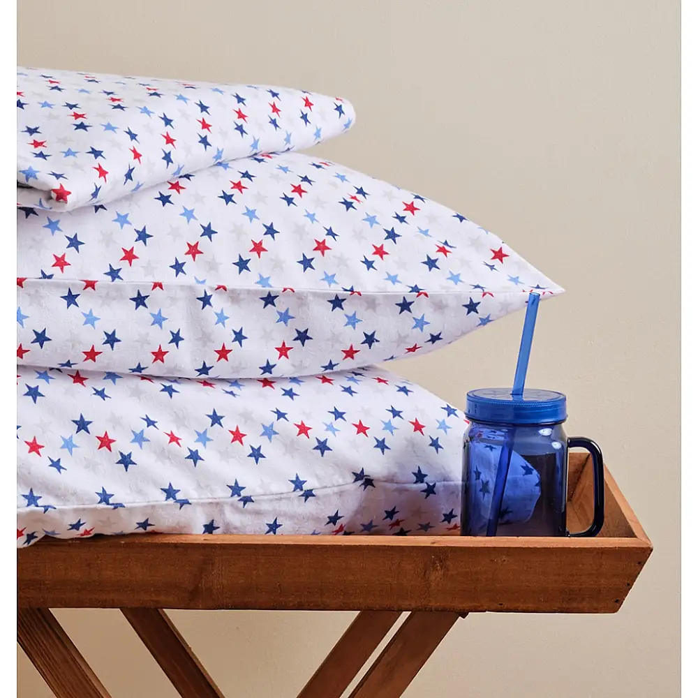 Σεντόνια Σετ Φανέλα Cheveron Stars - Fuschia Purple, Μονό λάστιχο (1x165x250, 1x115x210+25 +1 μαξ. 50x70)