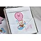 Σεντόνια Σετ Λευκό με Κέντημα Baloon Pink - (2x 120x160 + 1 μαξ. 30x40) Σεντόνια Σετ Λευκό με Κέντημα Baloon Pink - (2x 120x160 + 1 μαξ. 30x40)