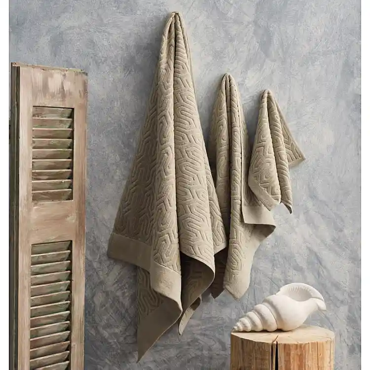 Πετσέτα Ζακάρ Sienna Dusty Green - Σώματος 80x150