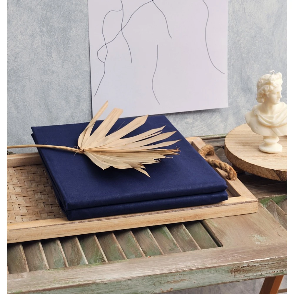 Σεντόνια Σετ  Μονόχρωμα Power Nap - Navy Blue, Γίγας (2x 240x280+ 2 μαξ. 50x70)
