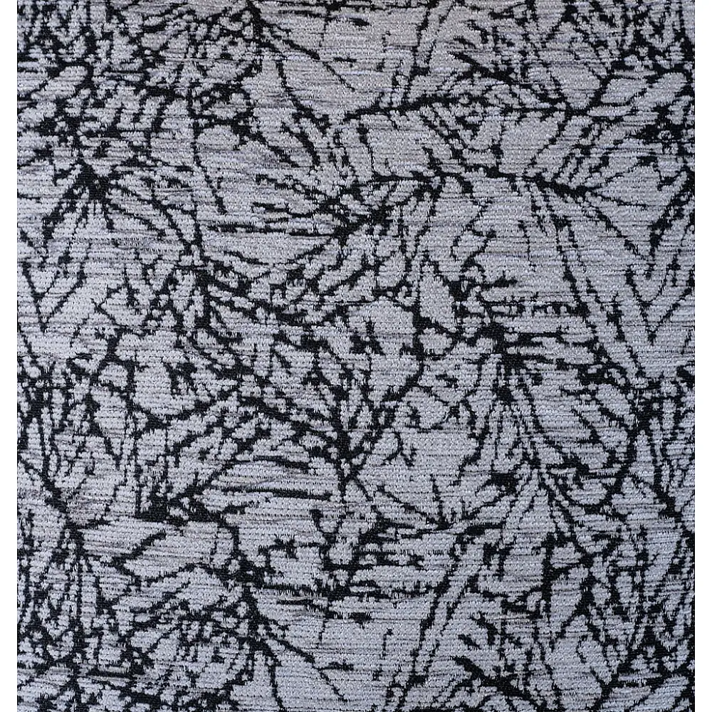 Ριχτάρι Καναπέ Chenille VERA Grey-Black - Grey - Black, Μονοθέσιο (180x180)