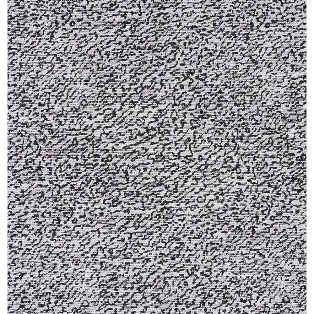 Ριχτάρι Καναπέ Chenille ANI Silver - Black - Silver - Black, Τριθέσιο (180x300)