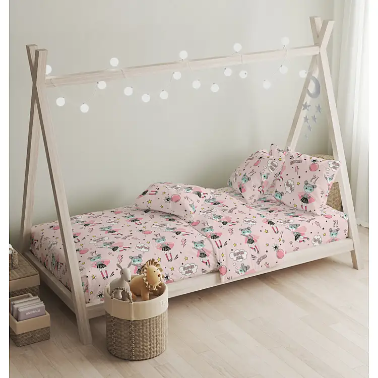 Σεντόνια Σετ Ballet Pink - 165x270+50X70