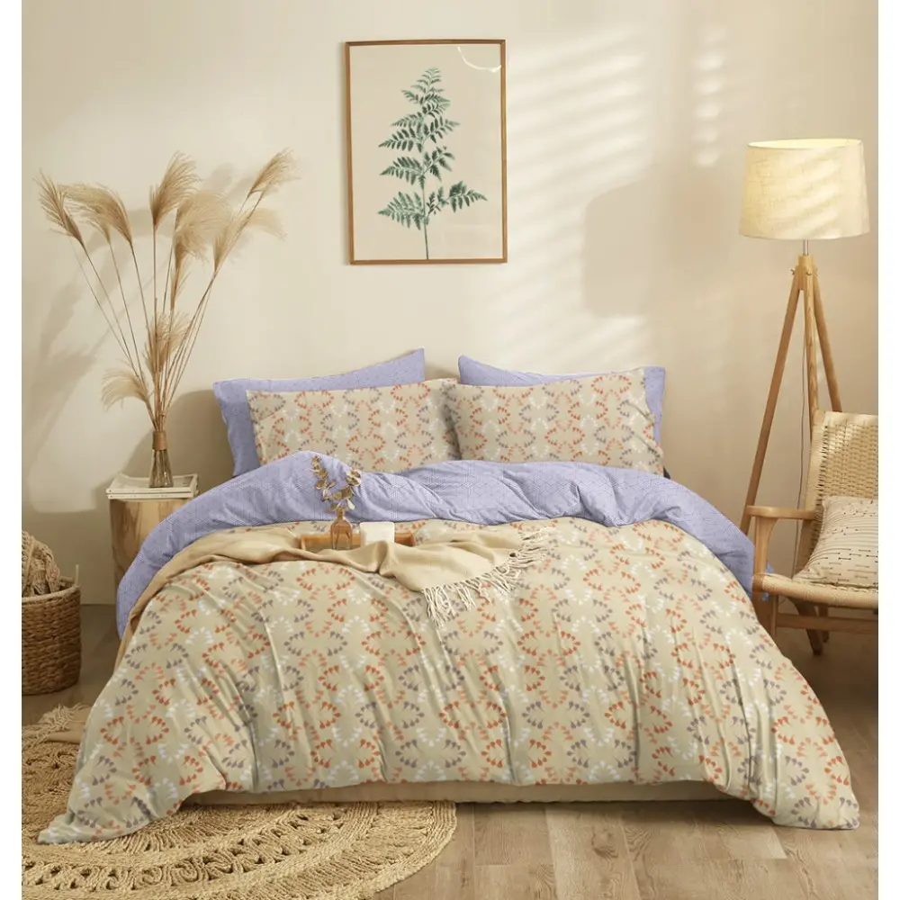 Σεντόνια Σετ "Marta" Loom Terra - Υπέρδιπλο Λάστιχο (1x230x260+1x170x200+30+2 μαξ. 50×70)