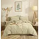Σεντόνια Σετ "Marta" Zig Beige - Υπέρδιπλο Λάστιχο (1x230x260+1x170x200+30+2 μαξ. 50×70)