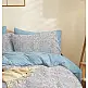 Σεντόνια Σετ "Marta" Dante Light Blue - Μονό Λάστιχο (1x165x260+1x105x200+30+1 μαξ. 50×70)
