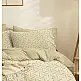 Σεντόνια Σετ "Marta" Zig Beige - Υπέρδιπλο Λάστιχο (1x230x260+1x170x200+30+2 μαξ. 50×70)