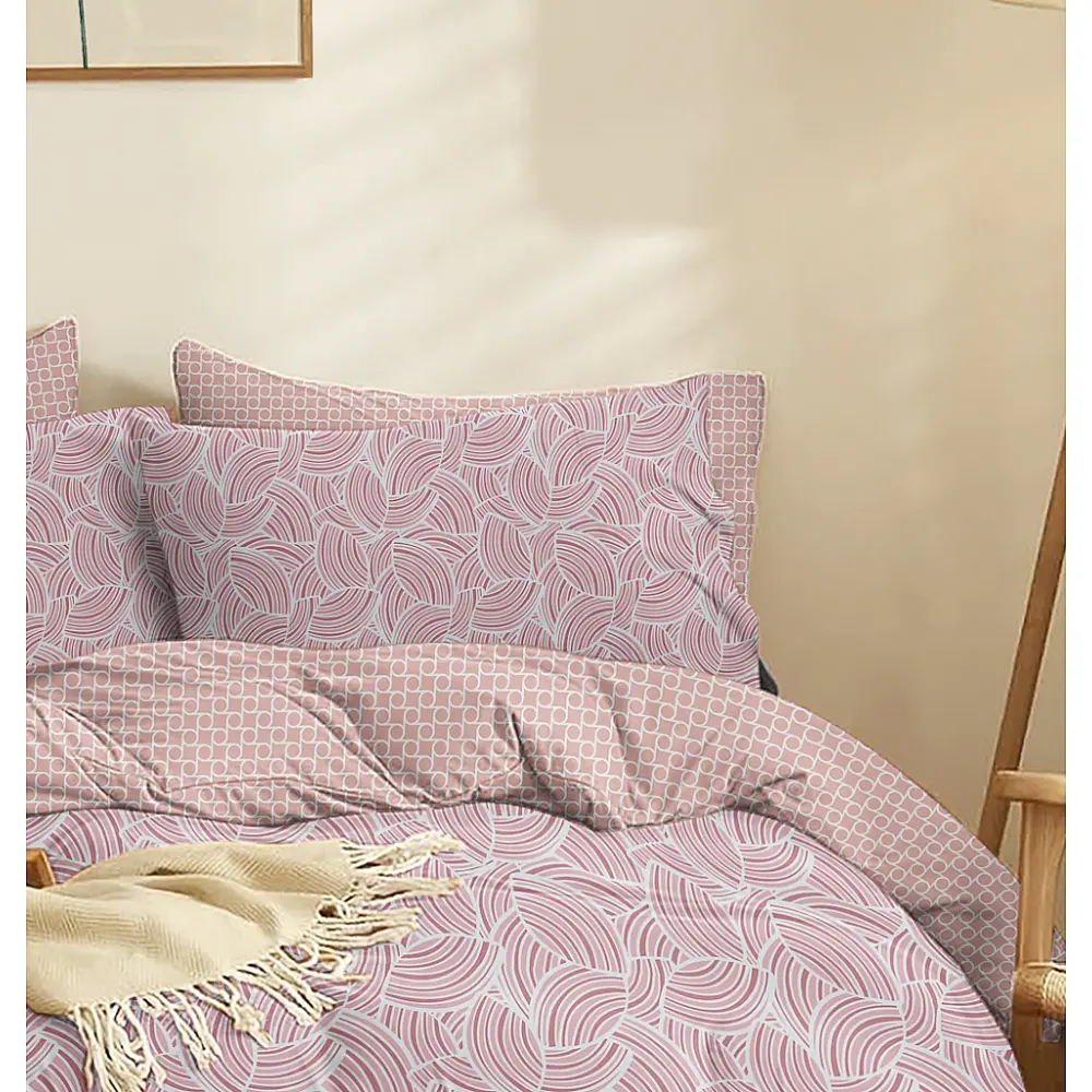 Σεντόνια Σετ Zinnia Dusty Pink - Διπλό (205x260)