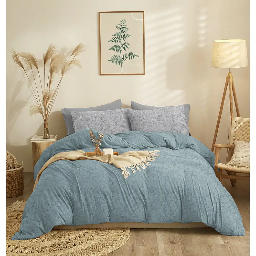 Παπλωματοθήκη Eden Pine Green - Υπέρδιπλη (225x245)