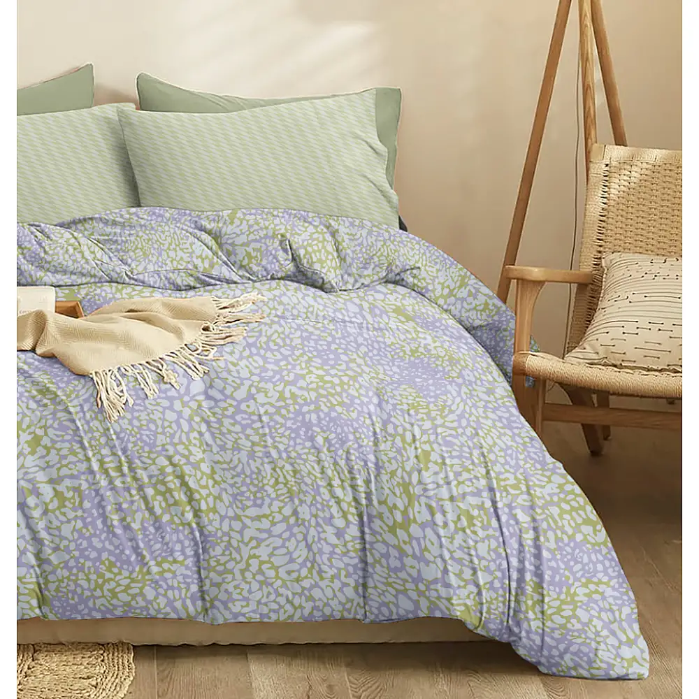 Παπλωματοθήκη Blot Olive - Μονή (165x245)