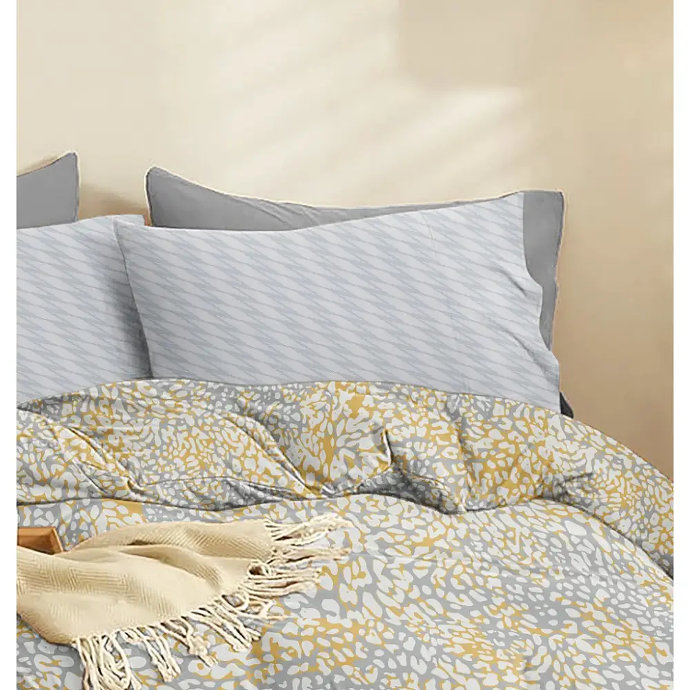 Σεντόνια Σετ Blot Gold - Super King Λάστιχο (1x265x280+1x205x220+30+2 μαξ. 50×70)