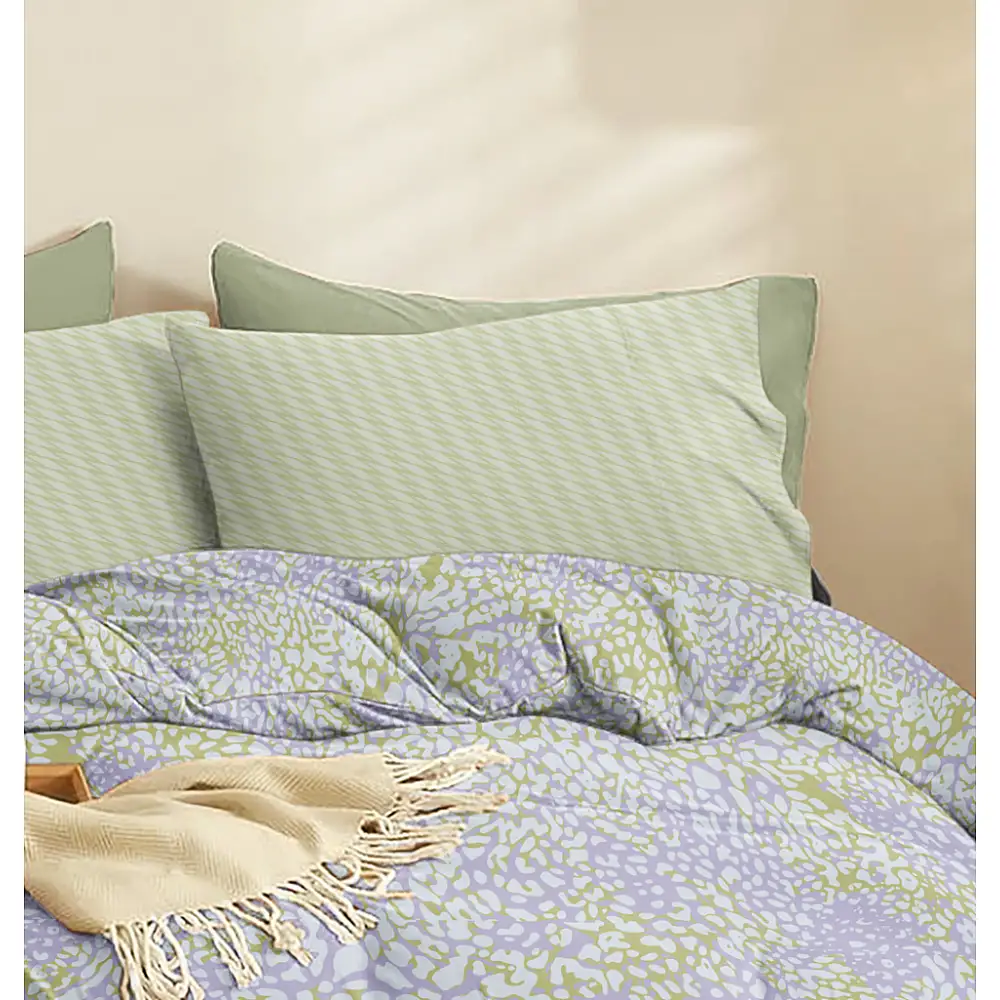 Παπλωματοθήκη Blot Olive - Μονή (165x245)