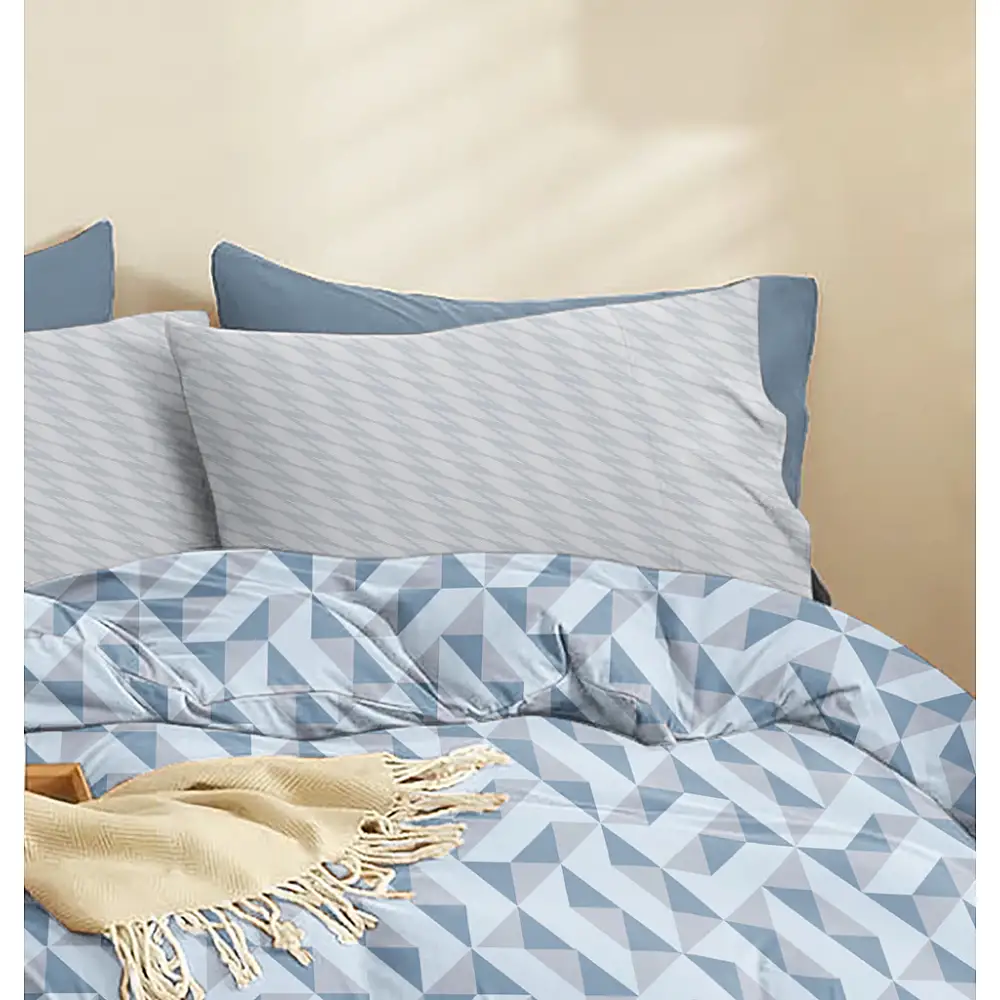 Παπλωματοθήκη Mira Blue - Υπέρδιπλη (225x245)