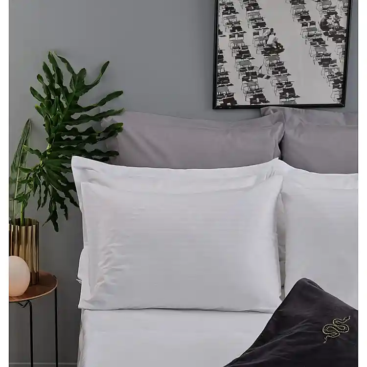 Μαξιλαροθήκες Cozy CVC Satin 220TC - 50x70+5 cm Oxford