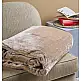Κουβέρτα Μονόχρωμη Βελούρ Silk Touch Flat - Beige, Υπέρδιπλο (220x240)