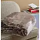 Κουβέρτα Μονόχρωμη Βελούρ Silk Touch Flat - Silver, Μονό (160x220)