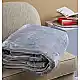 Κουβέρτα Μονόχρωμη Βελούρ Silk Touch Flat - Silver, Μονό (160x220)