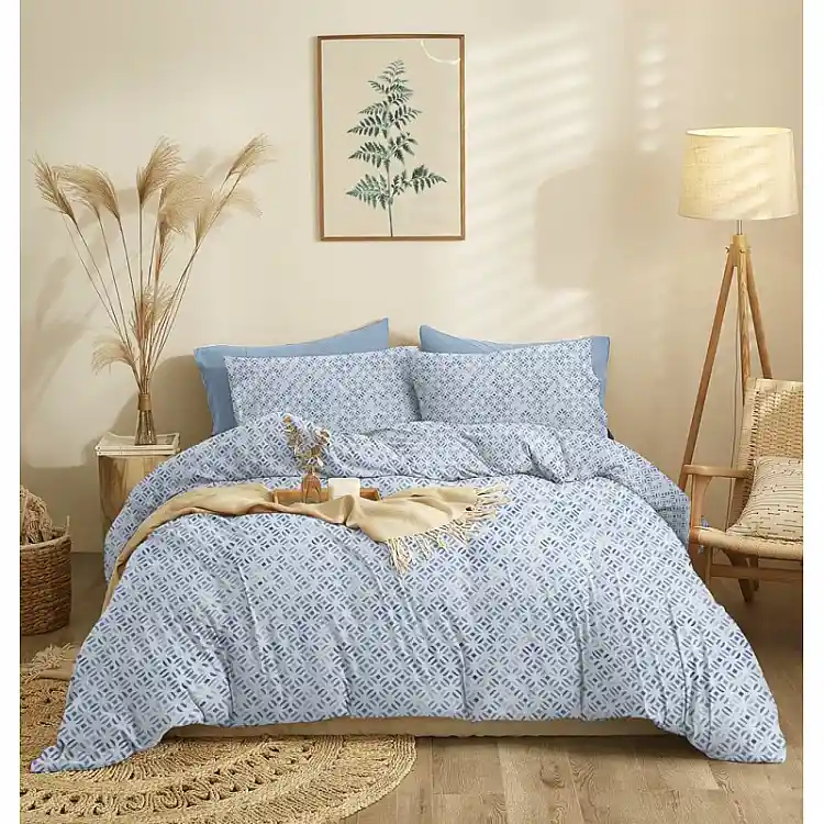 Σεντόνια Σετ “Marta” Mosaic Blue