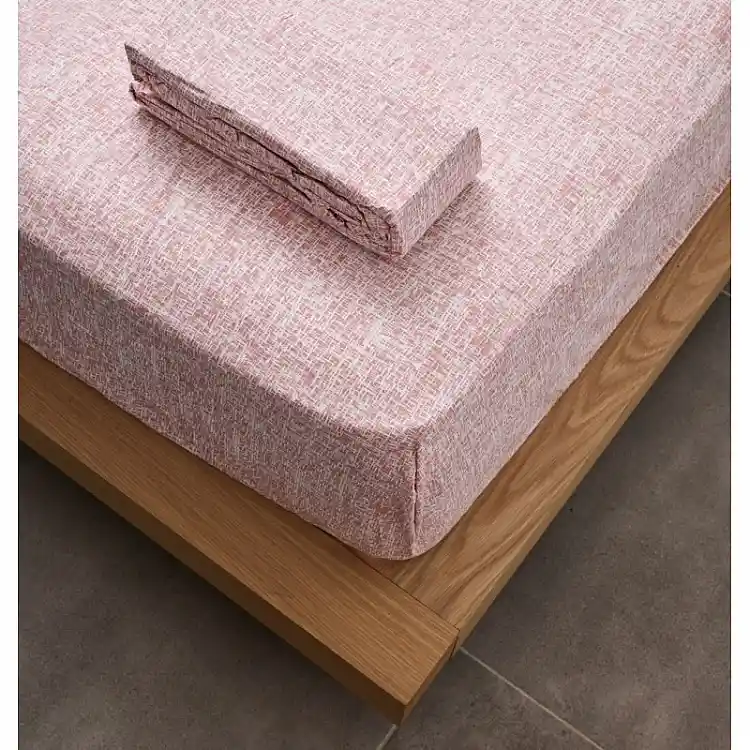 Σεντόνια Μεμονωμένα Λάστιχο “La Marta” Linen Rose