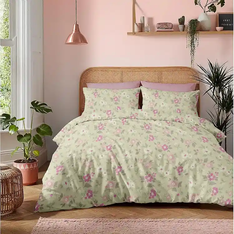Σεντόνια Σετ Φανέλα “Winter Pleasure” Natura Pink
