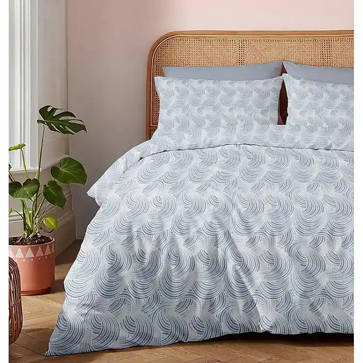 Παπλωματοθήκη Φανέλα “Winter Pleasure” Nova Blue