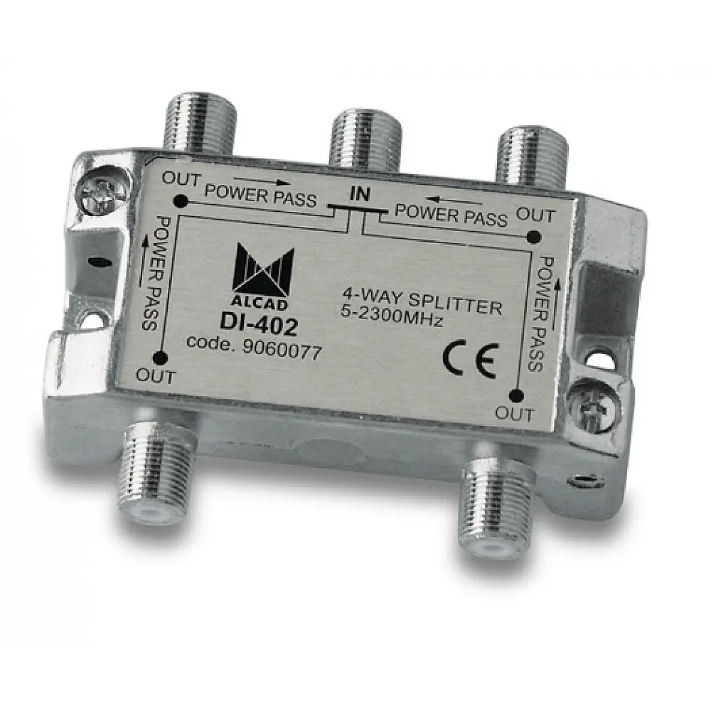 ALCAD DI-402 Διακλαδωτής SAT 1 προς 4